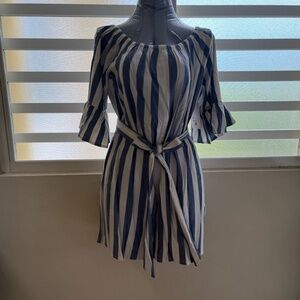 - BillaBong New Blue and White Stripe Romper
